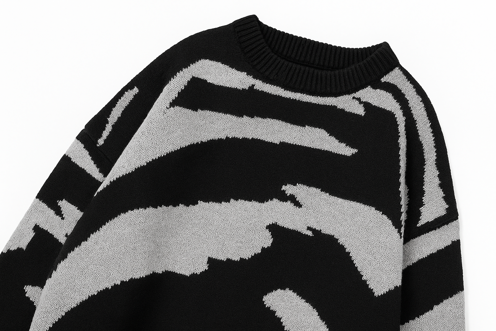 Belvaco's Essential Oversized Graphic Sweater
