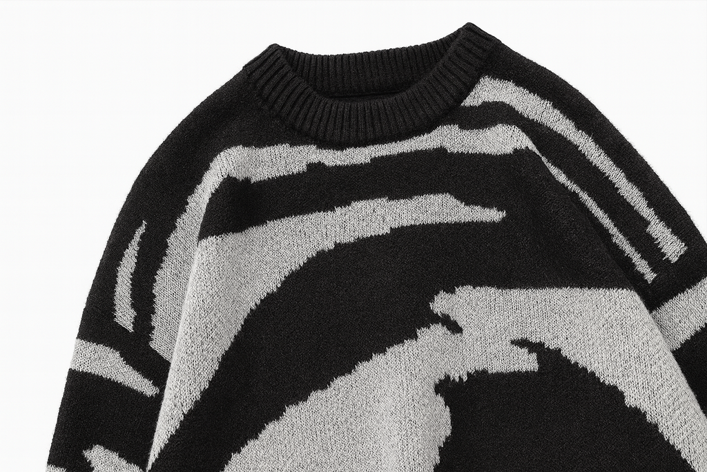 Belvaco's Essential Oversized Graphic Sweater